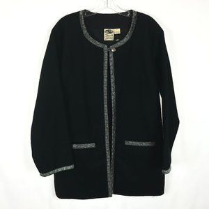 Size XL Tibet Collection 1 Button Pure Wool Jacket